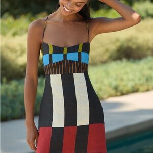 Cala de la Cruz Tere Linen Mini Dress